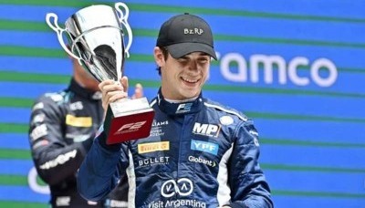 Fórmula 2: Colapinto redondeó una gran carrera y se subió al podio en España
