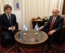 En su gira por Irsael, Javier Milei se reunió con su par Isaac Herzog y con Benjamin Netanyahu