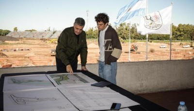 Jorge Macri recibió a Colapinto en el autódromo, a días de la exhibición con Alpine en BAIRES
