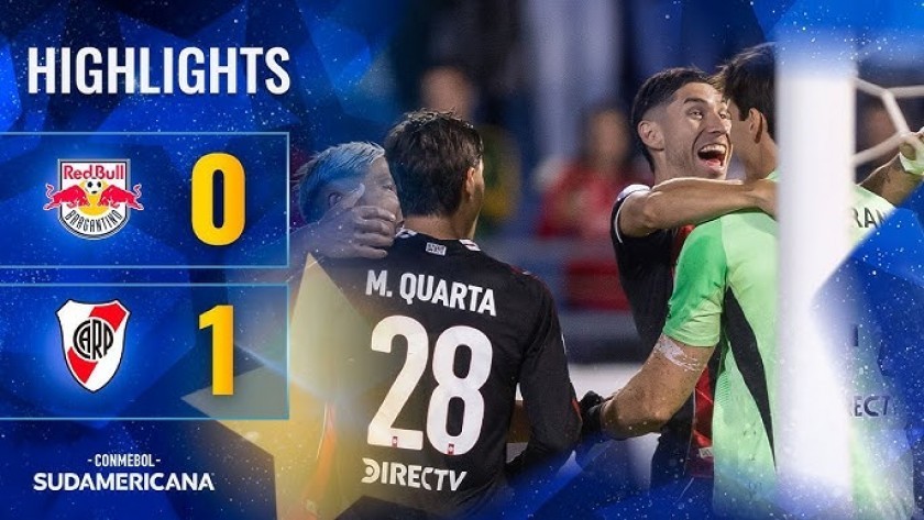 Sudamericana: River venció 1-0 a Bragantino y recuperó la punta del Grupo H
