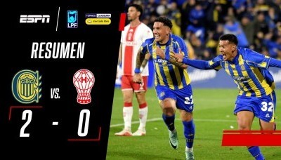 Rosario Central le ganó 2-0 a Huracán para afianzarse como puntero de la Zona B